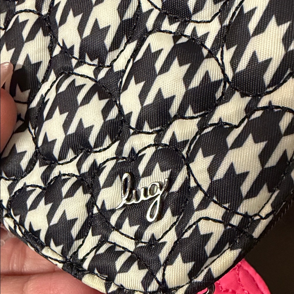 Set of two heart pouches Heart-Shaped Quilted Coin Pouches - Picture 4 of 6